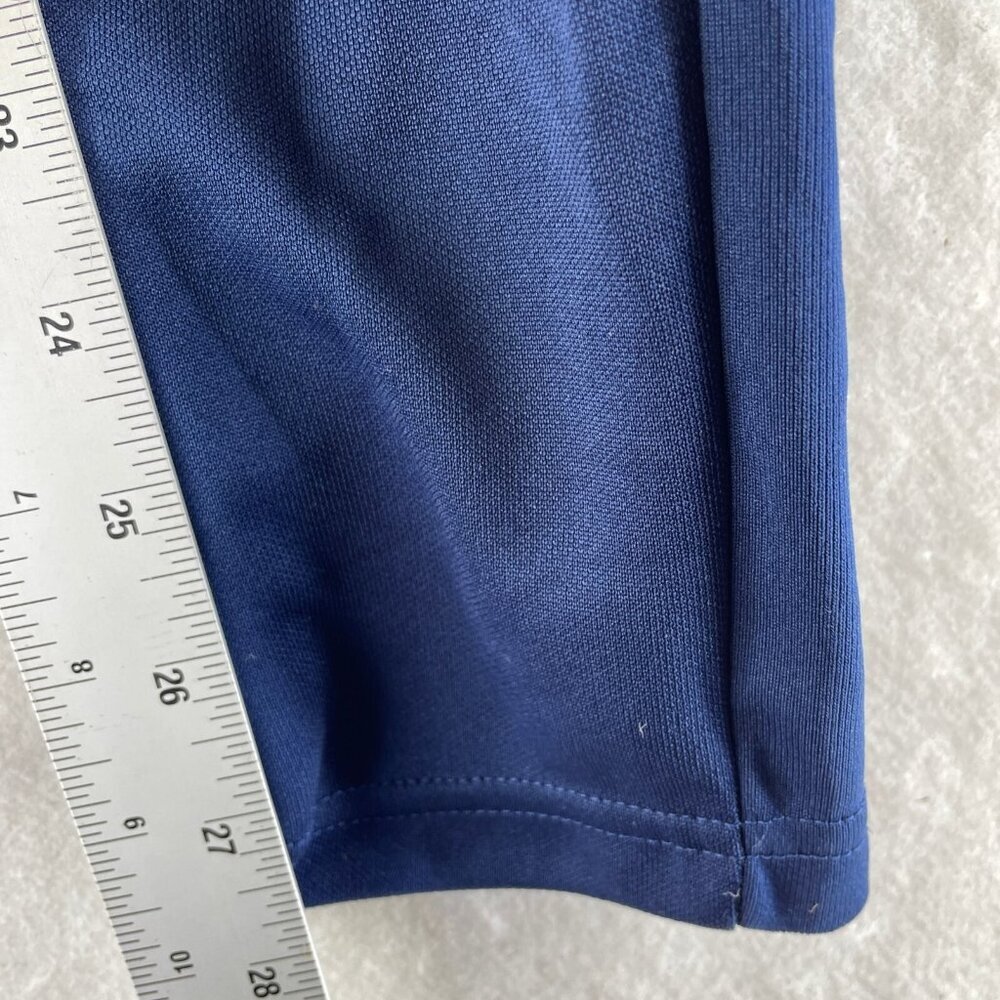 Adidas Track Pants Mens S Blue & White 3-Stripe Primegreen Aeroready Tapered - Picture 5 of 10